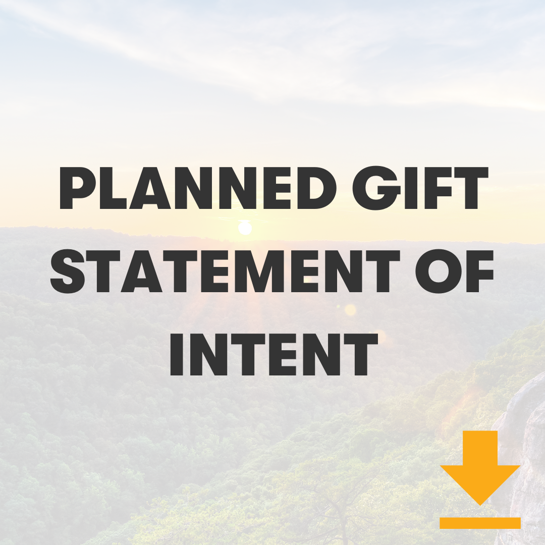 Planned Gift Statement of Intent