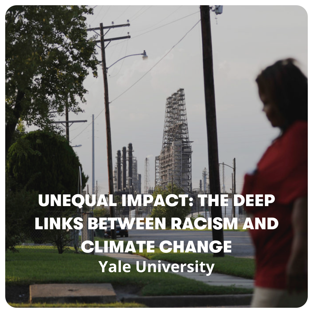 Click here to learn about the deep links between racism and climate change from Yale University