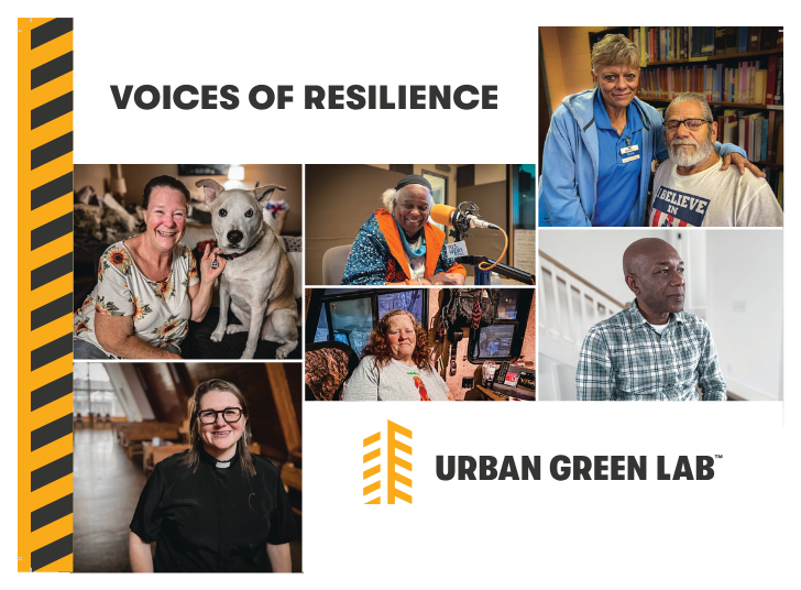photo collage of people/participants in Voices of Resilience, a Nashville Environmental Justice Initiative Story Archive