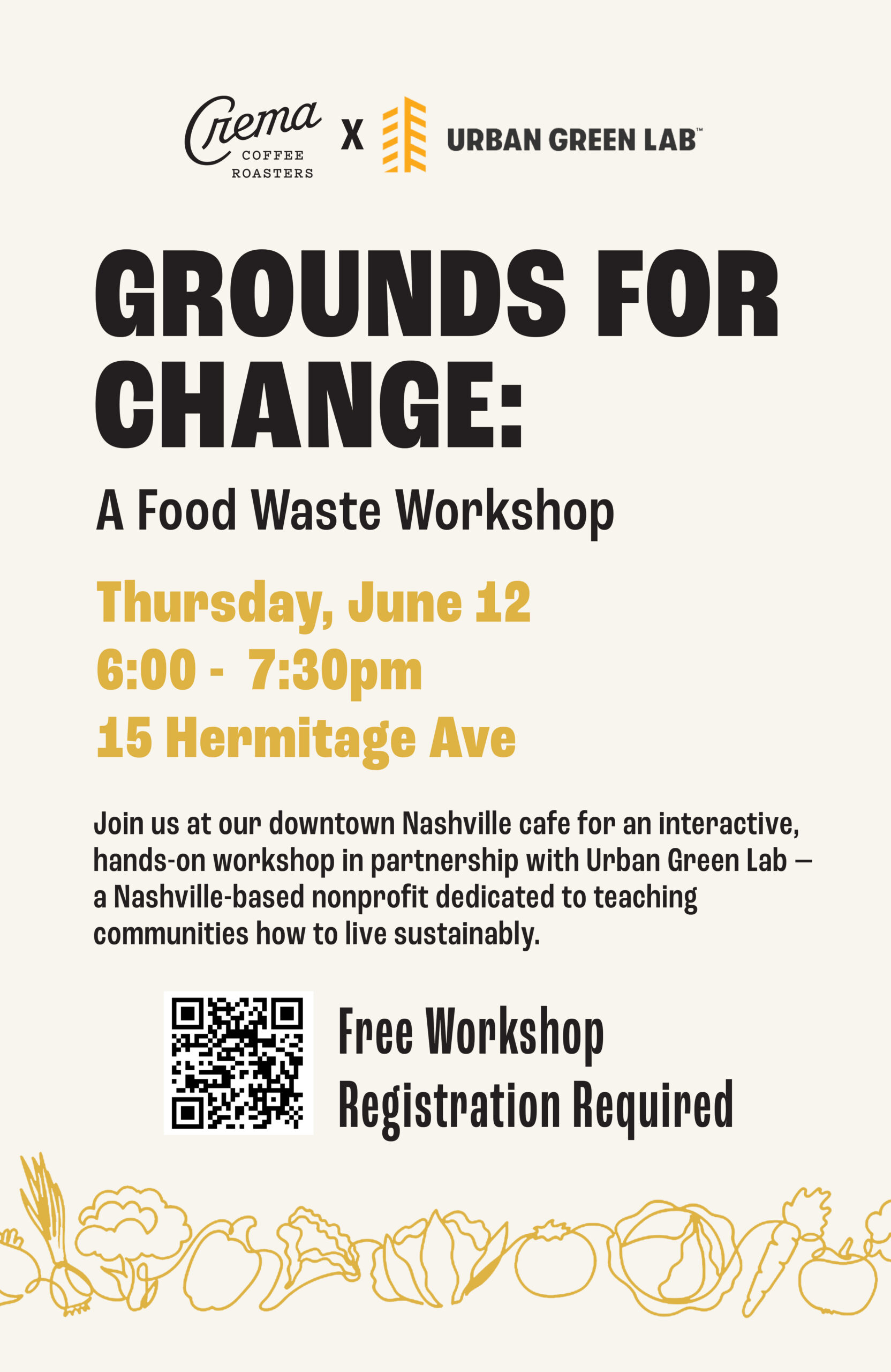 grounds for change food waste workshop flyer
