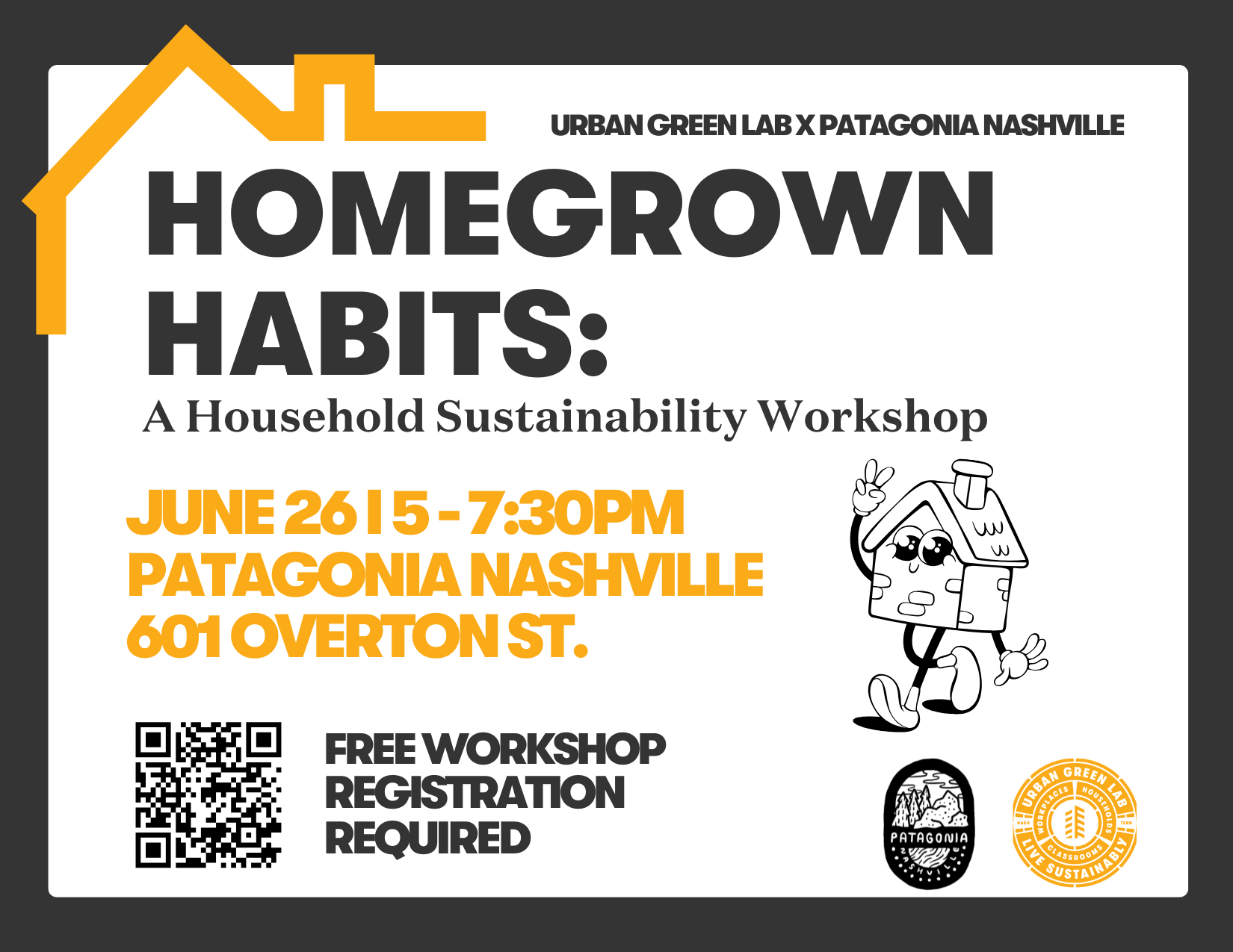 homegrown habits sustainability training flyer
