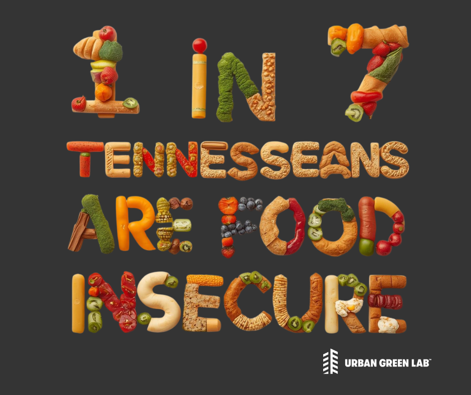 1 in 7 tennesseans are food insecure