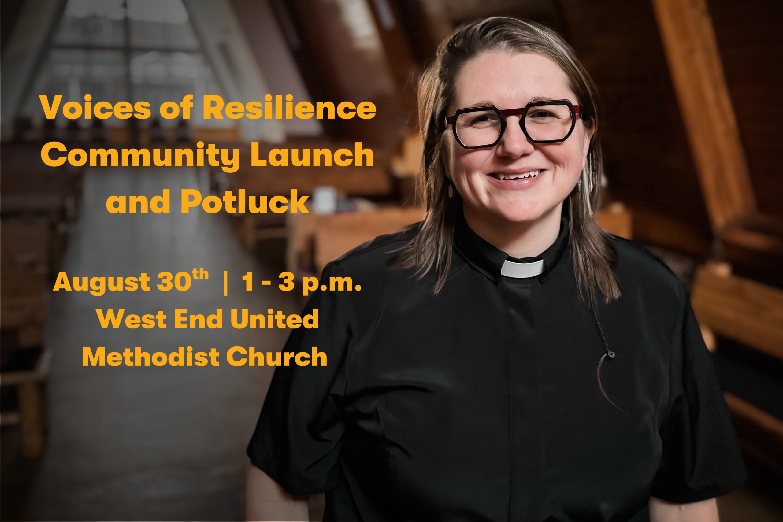 voices of resilience community launch and potluck at west end united methodist church