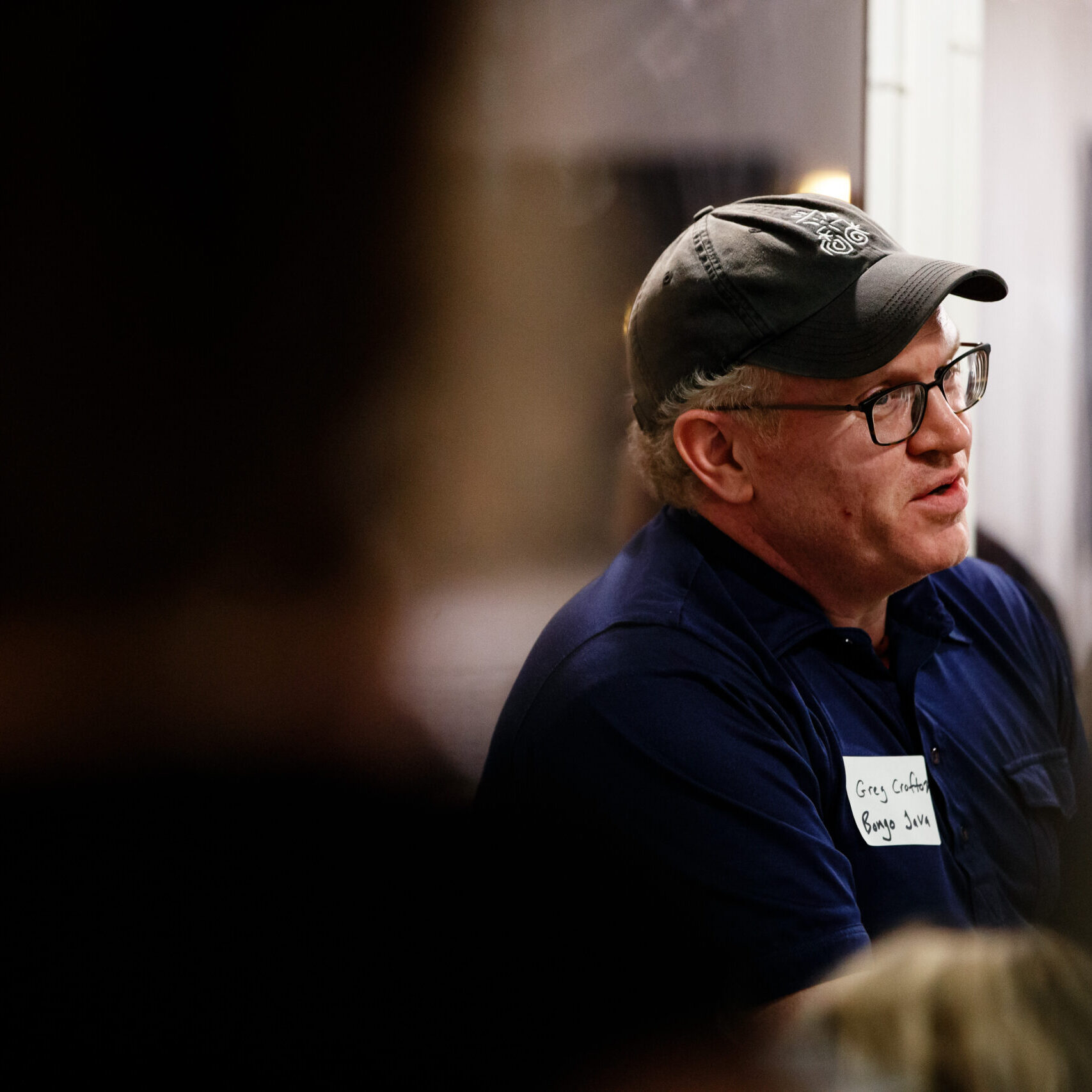 Greg Crofton speaking at a Roundtable event